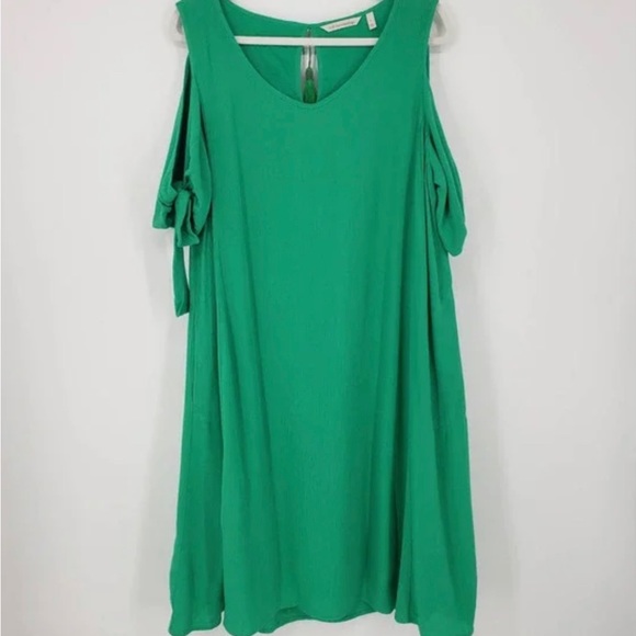 Soft Surroundings Destin Cold
Shoulder Dress L Swing Pockets
Tassel Kelly Green - Picture 3 of 14